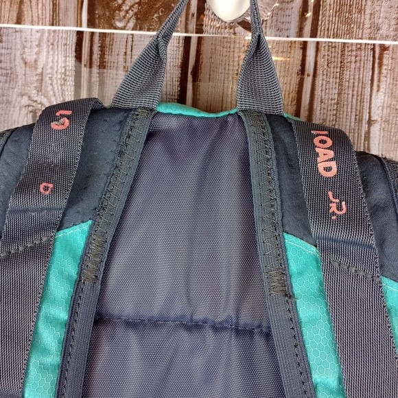 Adidas Mint Green & Gray Backpack load spring large pockets - Picture 3 of 10